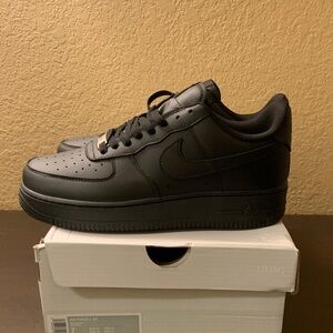 Nike Men's Black Air Force ones